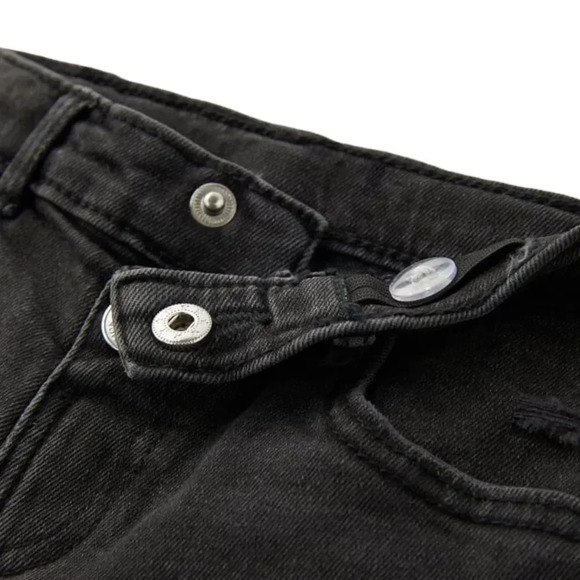 ZARA Kids | Black | GRUNGE SKINNY JEANS - Picture 3 of 4